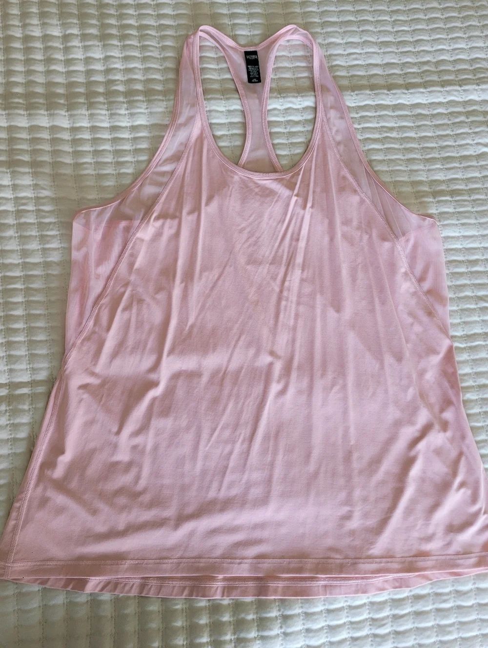 Victoria Sport Pink Racerback Tank - Picture 1 of 5